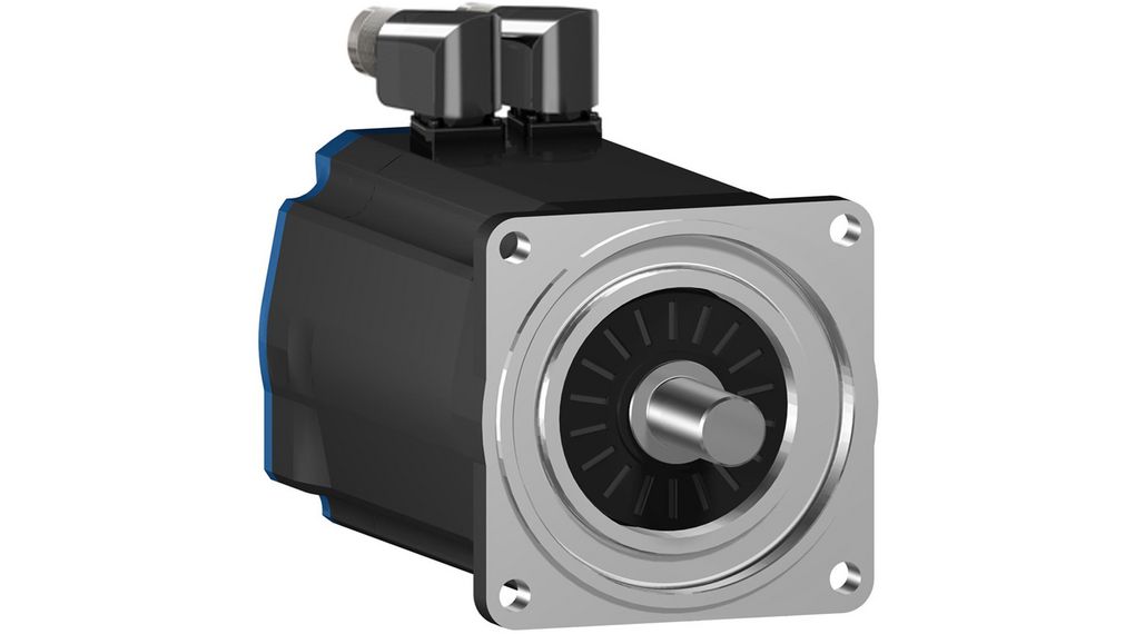 480 V 3.14 W Servo Motor, 2500 rpm, 28.3 Nm Max Output Torque, 19 mm Shaft Diameter
