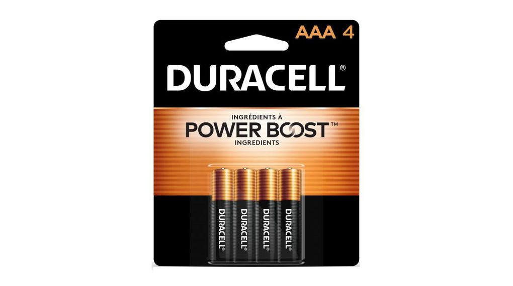 MN2400 Alkaline Manganese Dioxide AAA Non-Rechargeable Battery 1.5 V, Alkaline Manganese Dioxide, AAA, 1.5V, Pack of 4 pieces