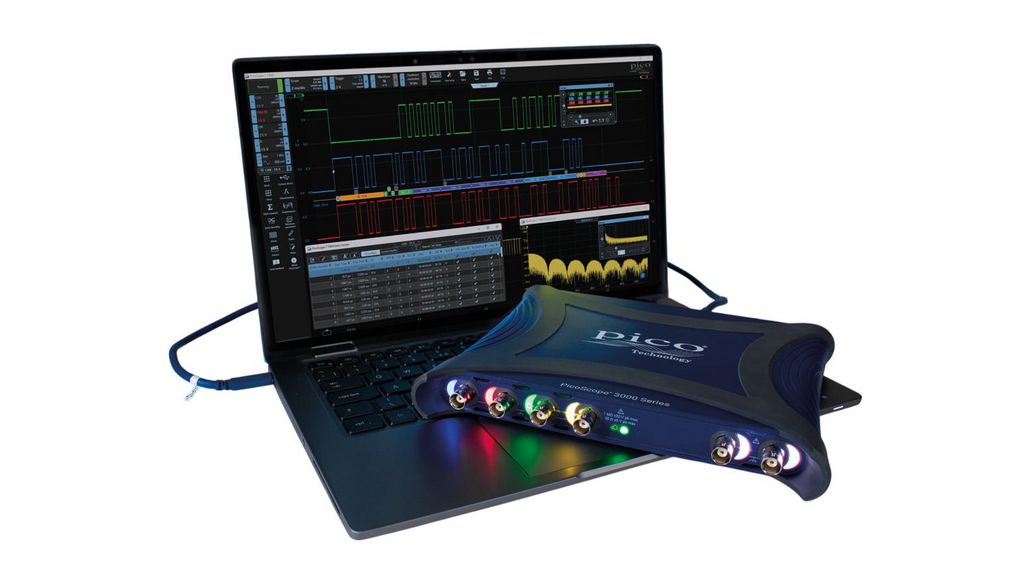 Pico Technology PicoScope 3000E Series, 350 MHz PC Based Digital Oscilloscope4