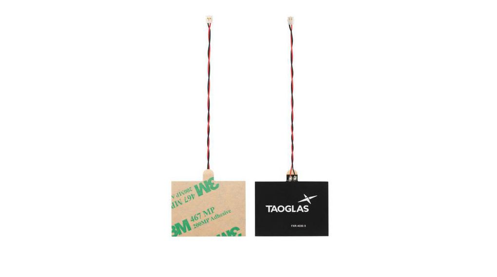 FXR.4030.52.0075X.B.dg PCB RFID Antenna with F Connector, NFC, Support adhésif