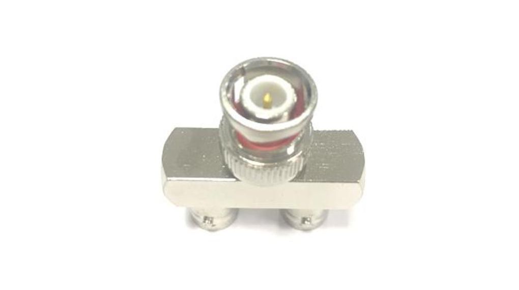 T-koppling 50 Ohm koaxialadapter BNC-pluggplugg till BNC-uttag 4 GHz
