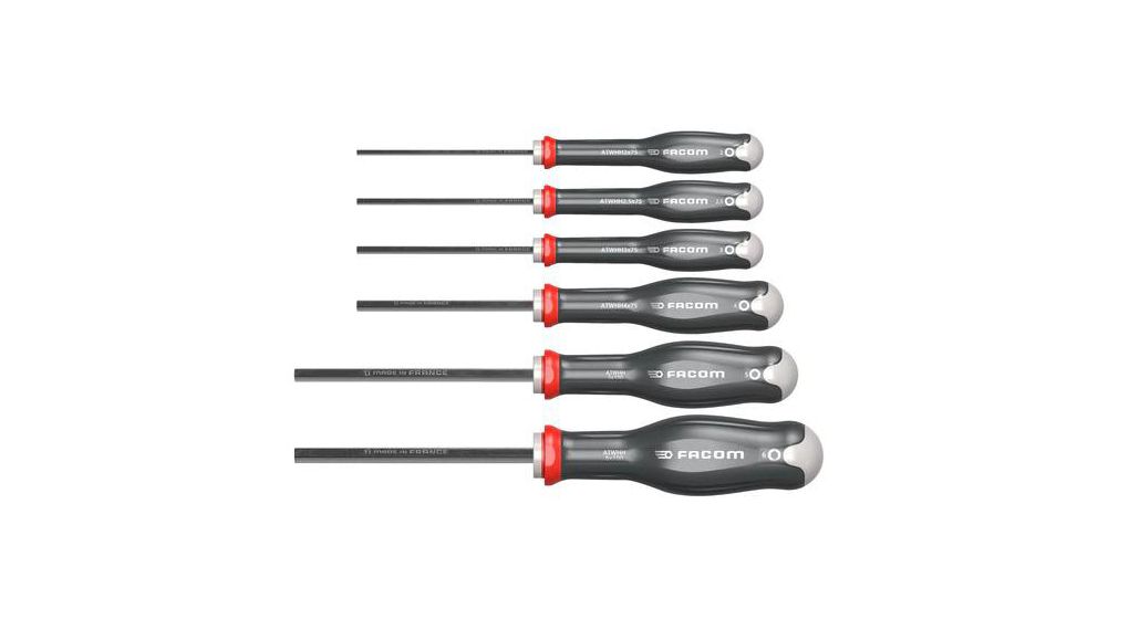 Screwdriver Set, 6pcs, Hex