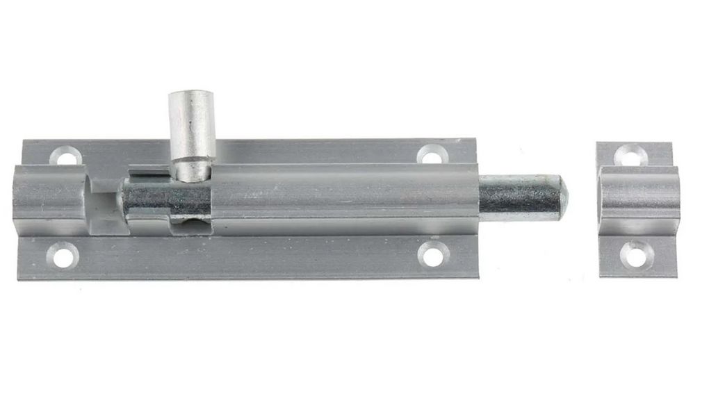 Aluminium Door Bolt, 12 x 3.5 x 75 x 25mm
