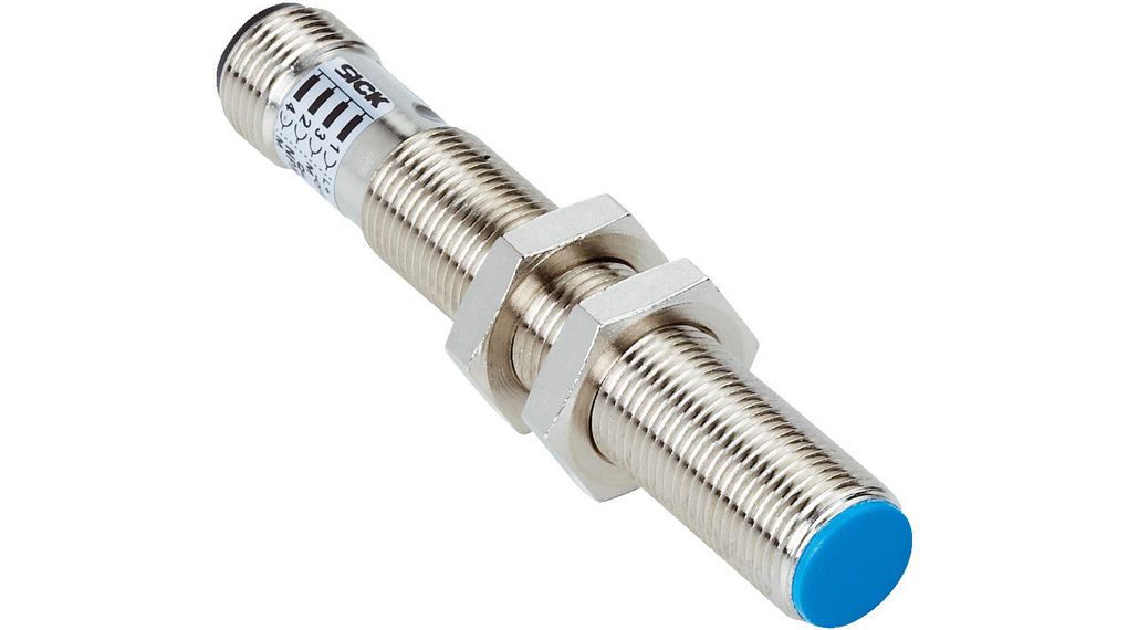 SICK Inductive Threaded Barrel Proximity Sensor, M12, 8 mm Detection, PNP NO, 10 → 30 V dc PNP 1kHz 30V IP67