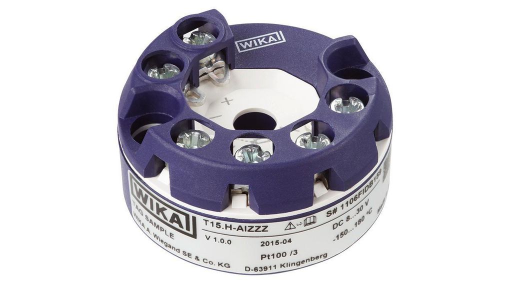 T15.H Temperature Transmitter PT100 Input, -40 °C