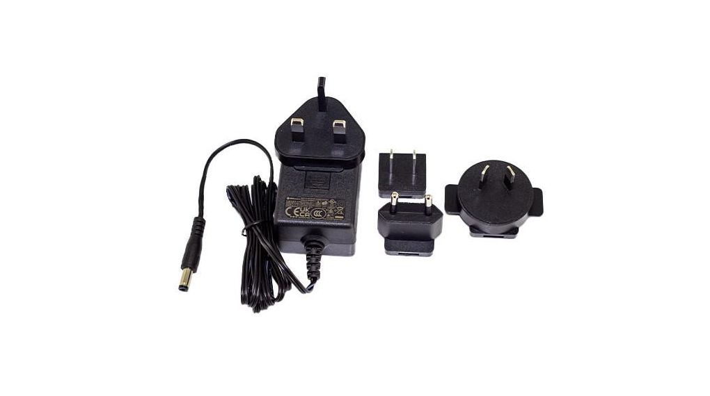 15W Plug-In AC/DC Adapter 5V Output, 3A Output