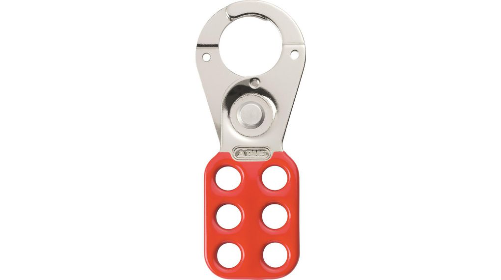 Lockout Hasp, Stahl, Red