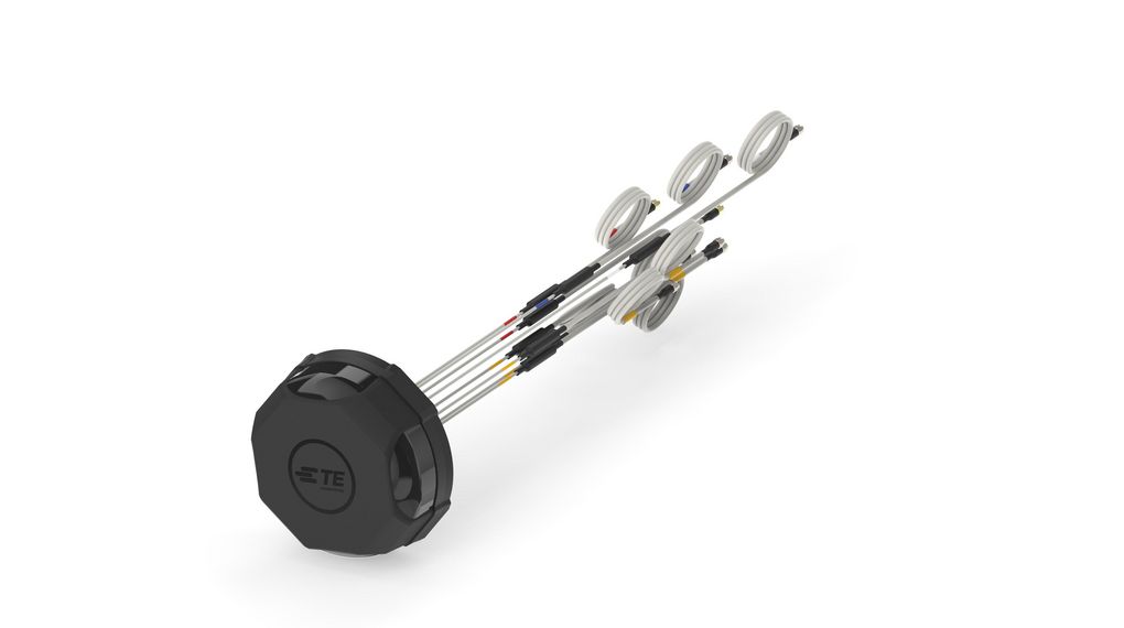 L000434-04 Dome Multi-Band Antenna with SMA, SMA RP Connector, 5.18m, Screw