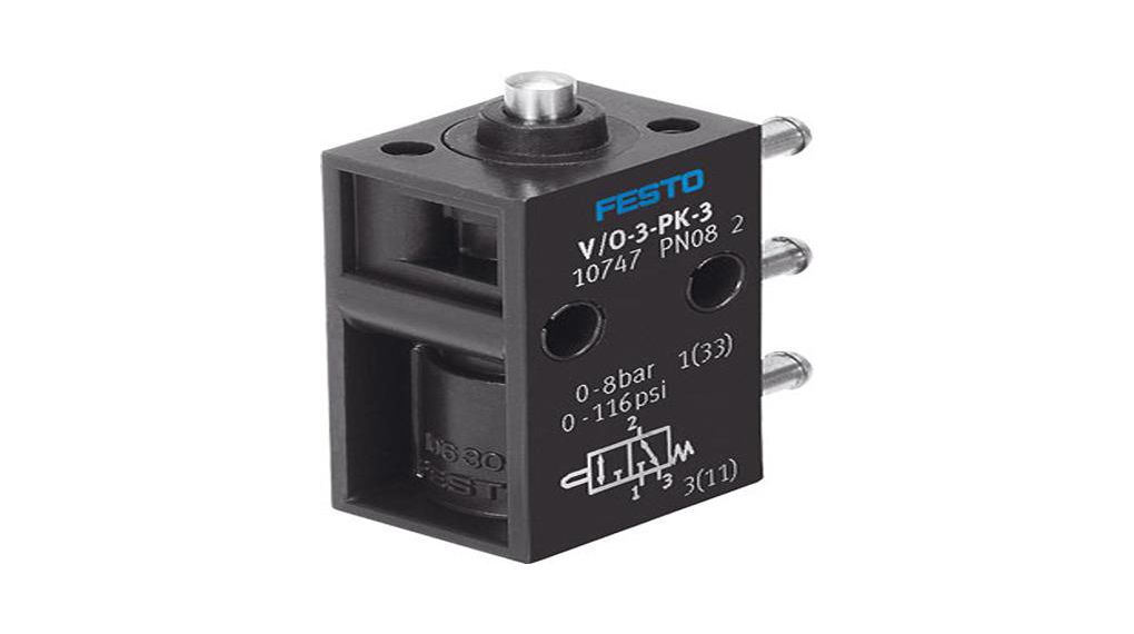 Festo 3/2 Way Valve, Monostable Mechanical Valve V/O Series, 2.5mm, 10747