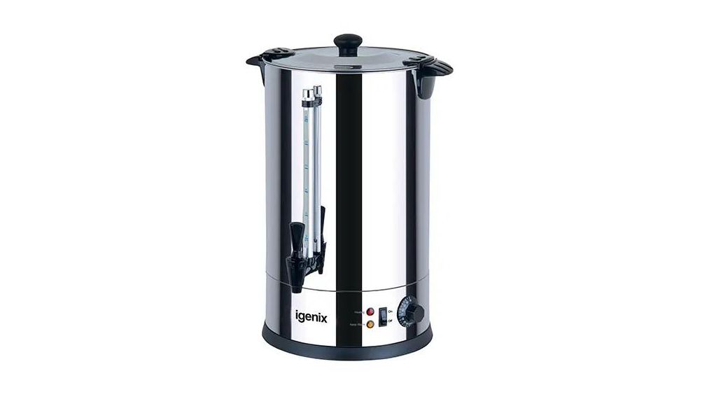 Igenix 8.8L 950W Water Boiler, Stainless Steel, Grijs