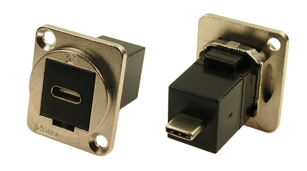 CP30211M  Cliff Adaptateur USB dans un boîtier XLR, Prise USB-C