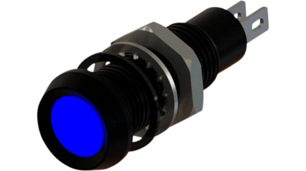 LED Indicator Blue 8.1mm 3.4V 20mA