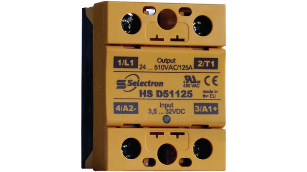 Solid State Relay, HS, 1NO, 35A, 510V, Screw Terminal