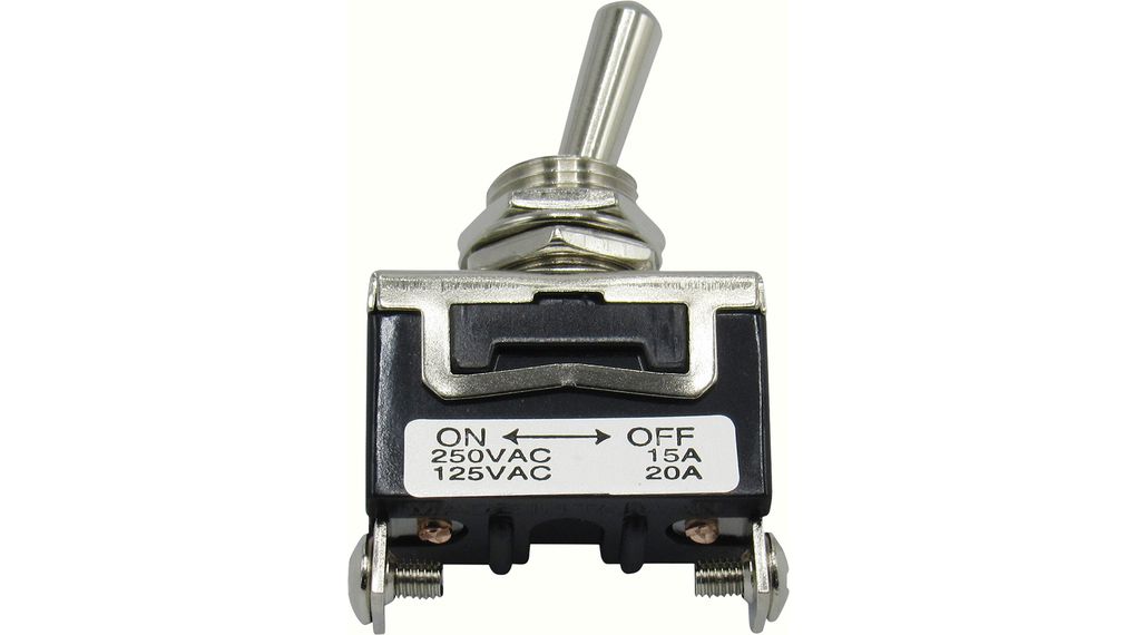 RND 210-00498 | RND Industrial Toggle Switch ON-OFF 15 A 1CO ...