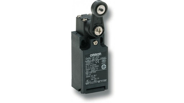 Limit Switch, Roller Lever, 1NC + 1NO, 2 Slow-Action Contacts