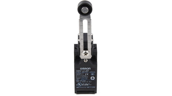 Limit Switch, Adjustable Roller Lever, 1NC + 1NO, 2 Slow-Action Contacts