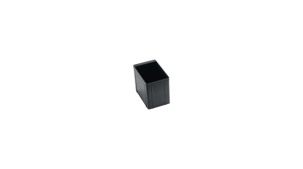 ESD Variobox Container Insert, 137x87x110mm, Polypropylene (PP), Black