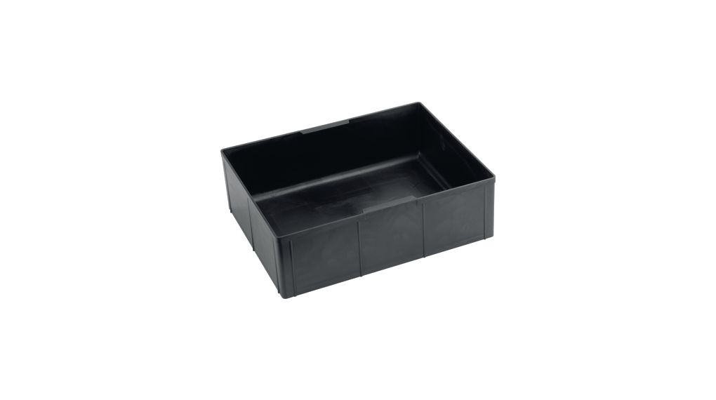 ESD Variobox Container Insert, 350x274x110mm, Polypropylene (PP), Black