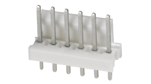 Stiftleiste gerade, Stecker, Gerade, Durchsteckmontage, Anzahl Kontakte - 6
