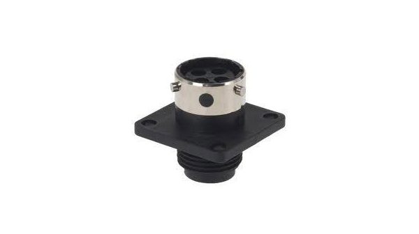 Male receptacle, Trim Trio 4-pin, Plug, 4 Contacts, IP65