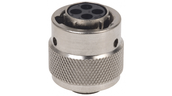 Cable socket UT0 4-pin, Socket, 4 Contacts, 13A, 150V, IP67 / IP68 / IP69K