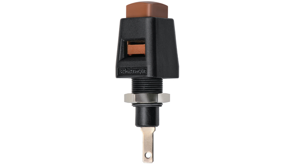 Quick-release terminal 4mm 5A 33V Brown