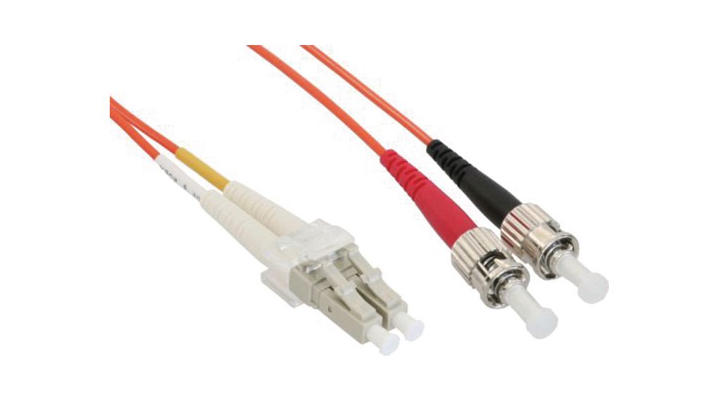 Fiberoptisk kabelenhet 50/125 um OM2 Dupleks LC - ST 1m