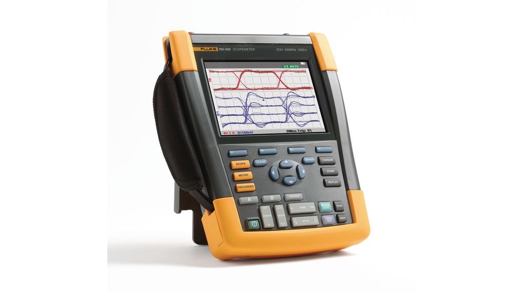 FLUKE 190-202/EU | Fluke Handheld Oscilloscope, 2x 200MHz, 2.5GSPS ...