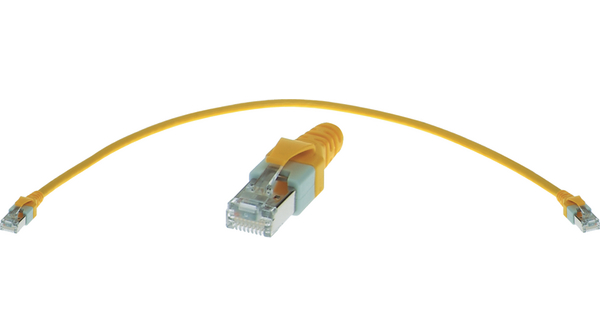 Cavo Industrial Ethernet, PUR, 1Gbps, CAT5e, Spina RJ45 / Spina RJ45, 15m