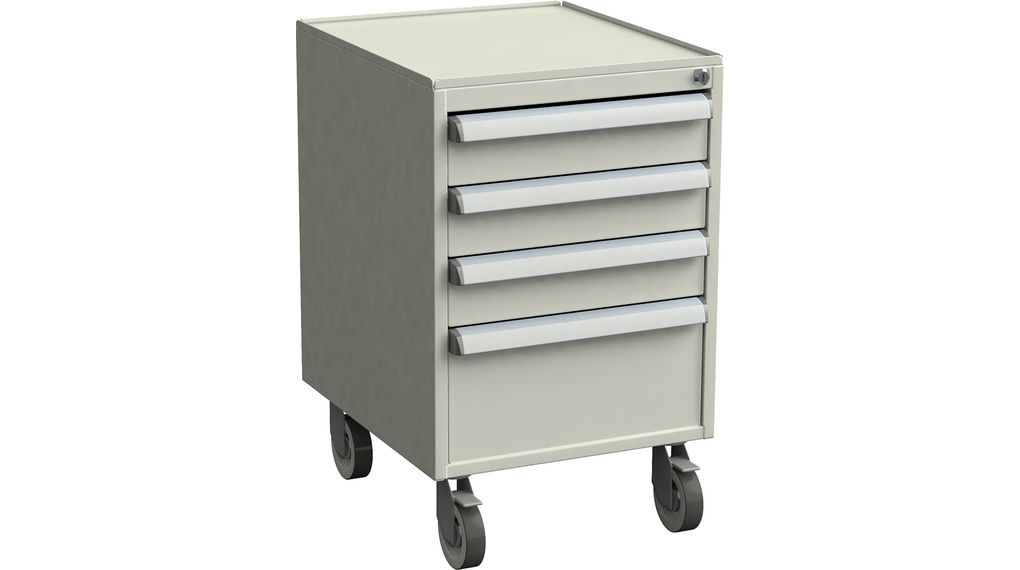 Drawer Cabinet with Wheels, 30kg, 520x450x700mm