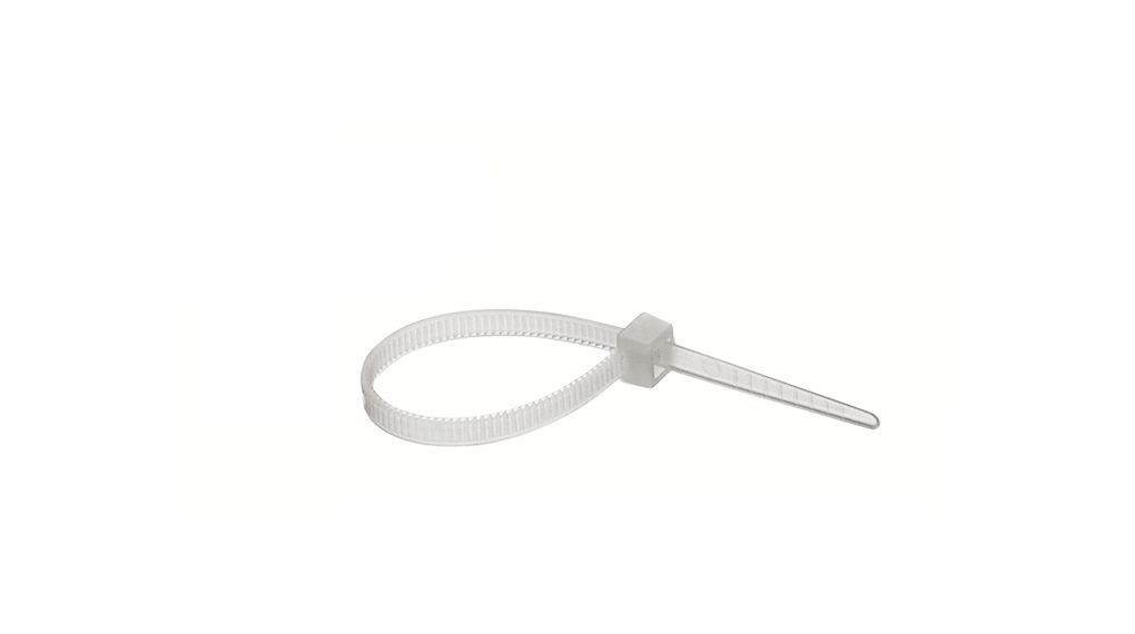 Cable Tie 300 x 3.6mm, Polyamide 6.6 W, 176.52N, Natural, Pack of 100 pieces