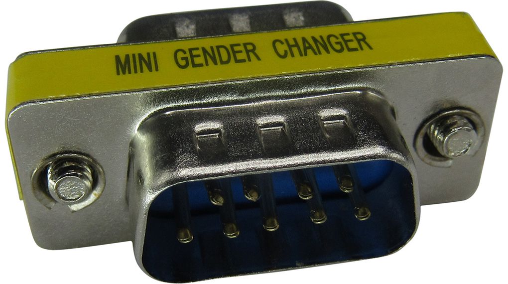 D-sub gender-changer, D-Sub 9-benet stik - D-Sub 9-benet stik