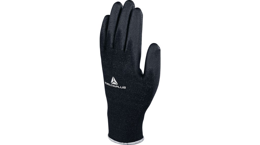 General Handling PU Gloves, Black, Size 9