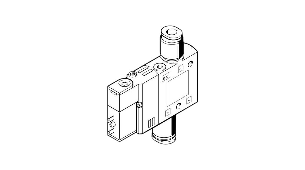 Magnetventil 3/2 QS-6 8bar Luft