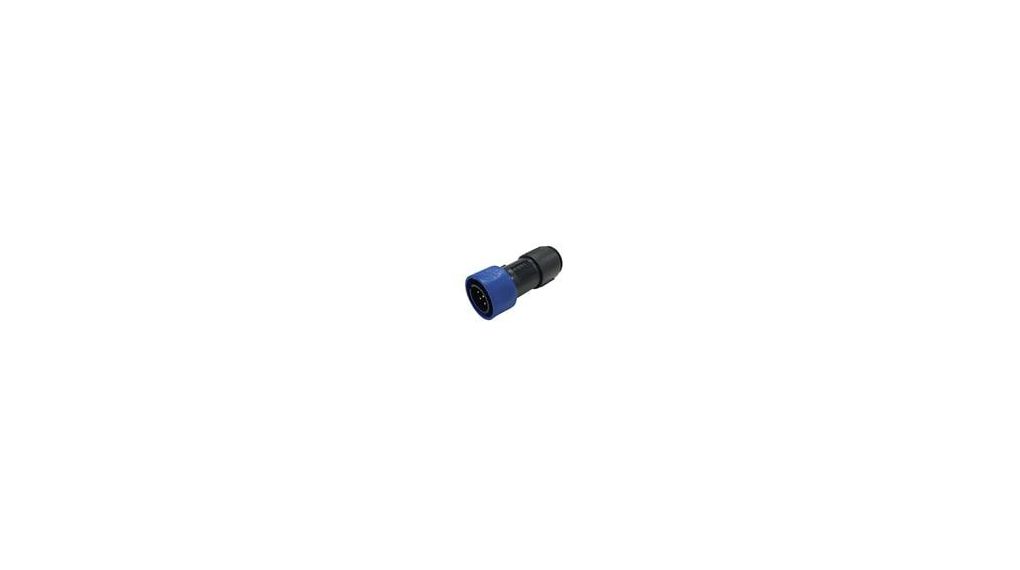 Standard Circular Connector Flex Cbl Conn 2 P Socket 5.5-6mm Cbl, Pack of 5 pieces
