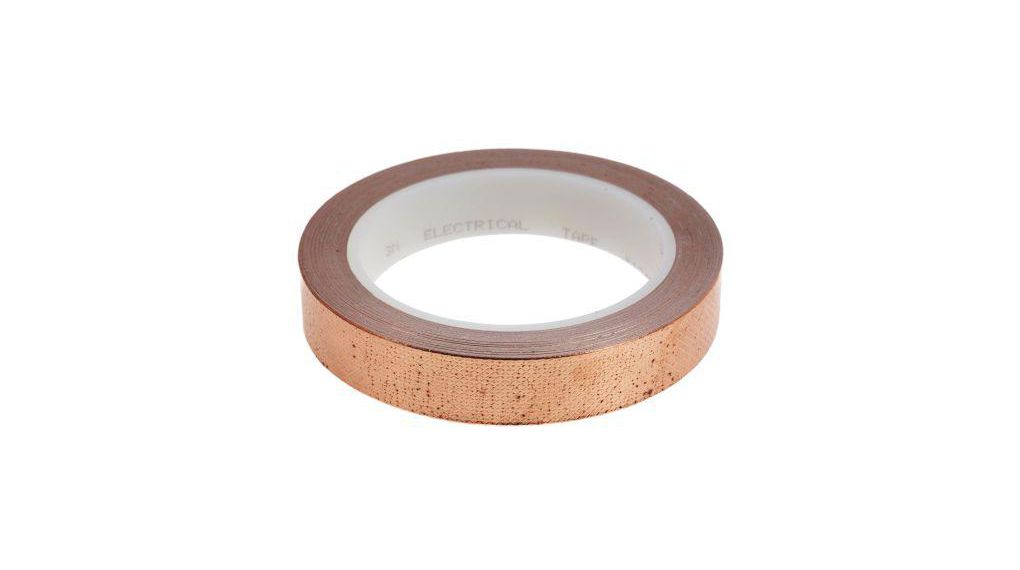 3M 1245 Conductive Metallic Tape, 25mm x 16m