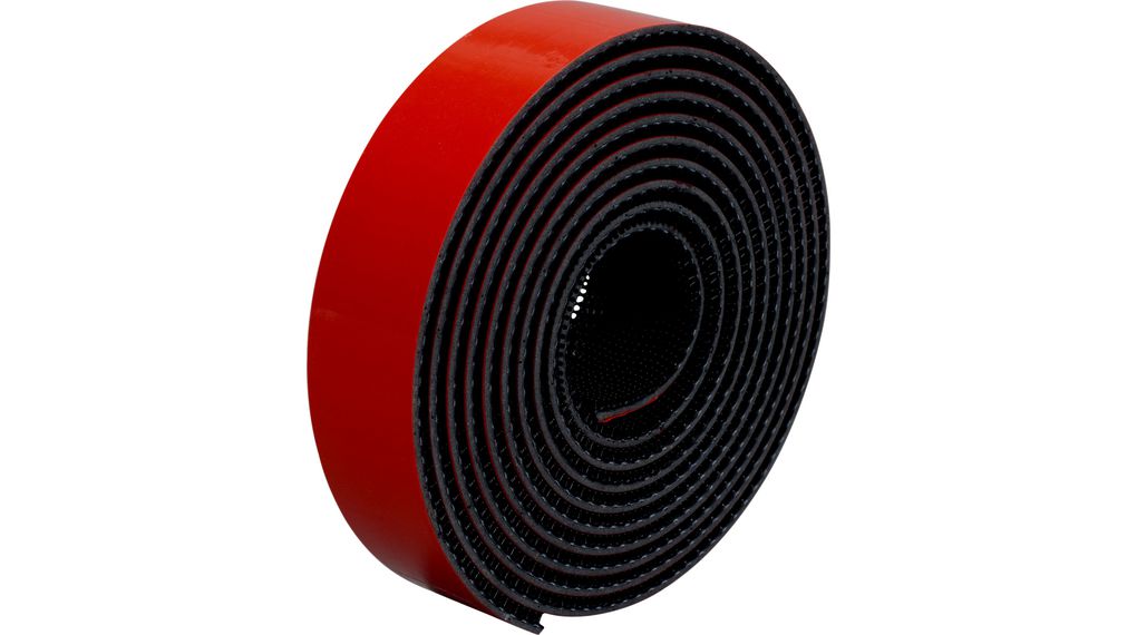 Dual Lock Reclosable Fastener 25.4mm x 1.25m Black / Red