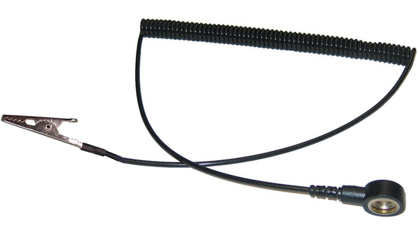 S2-4W-KB | Statech Systems ESD-spiralkabel, 4 mm/krokodilklämma, 2m ...