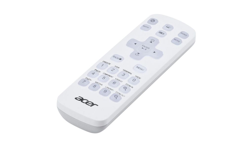 Wireless Universal Remote Control, 25 Buttons, White