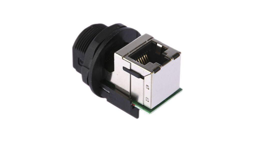 RJ45F7RJ | Amphenol Socapex Jam Nut, Receptacle, RJ45