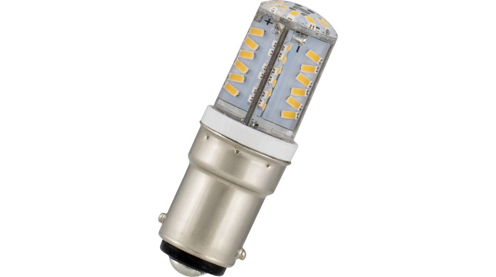 LED Bulb 2.3W 24V 3000K 200lm BA15d 54mm
