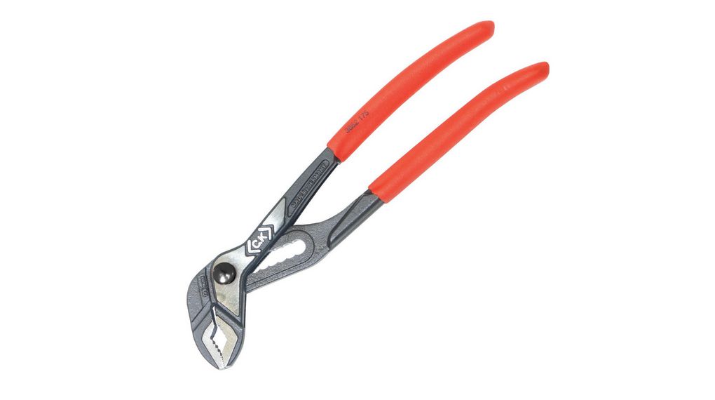 Water Pump Pliers, Heavy Duty, Slim and Long Jaw, Push Button, 38mm, 175mm
