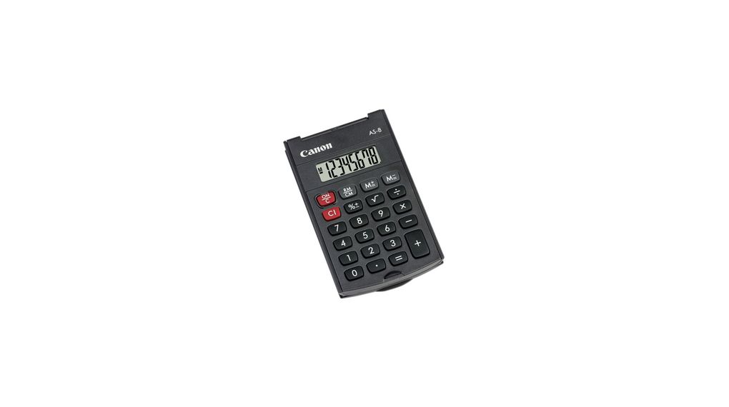 Calculator with 360° Cover, Universal, Number of Digits 8, Battery