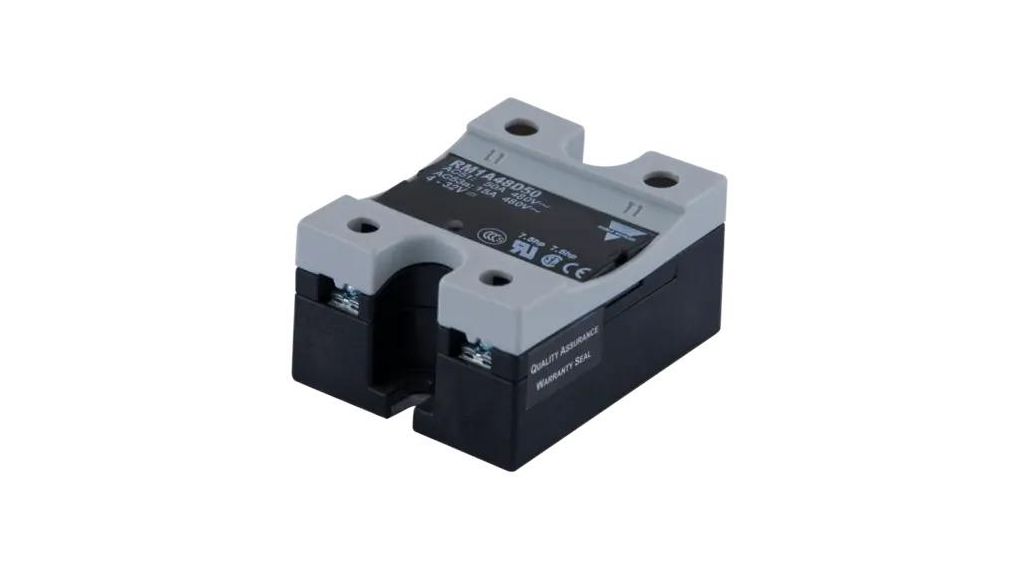 Single Phase Solid State Relay, 1NO, 50A, 660V, Screw Clamp Terminal, RM1A