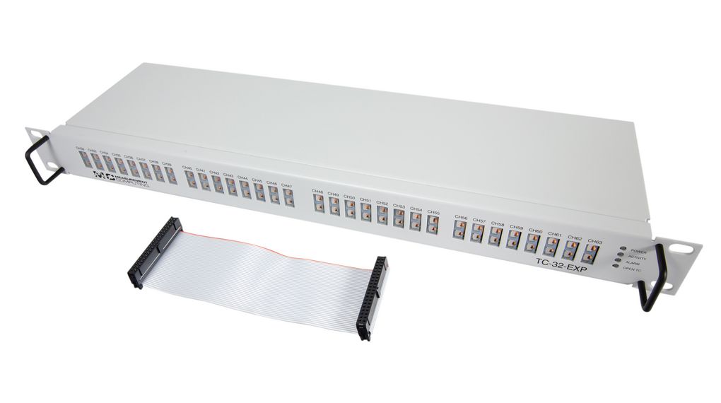 MCC TC-32 och TC-32-EXP USB/Ethernet-enhet för termoelement, 64 kanaler, 24-bit