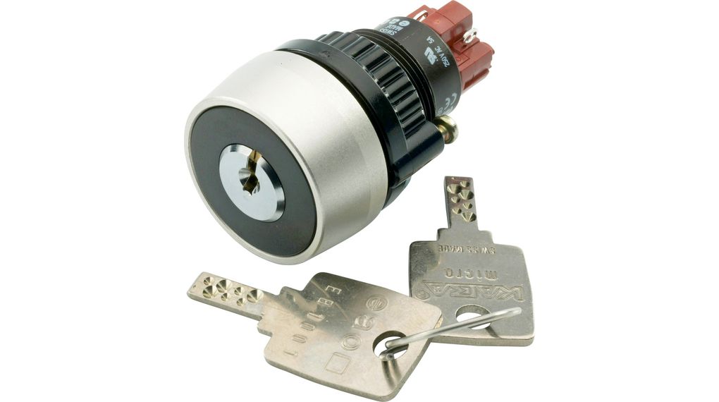 Keylock Switch Actuator UIT-(AAN) Sleutelvergrendeling Metallisch IP65 EAO 14 Series