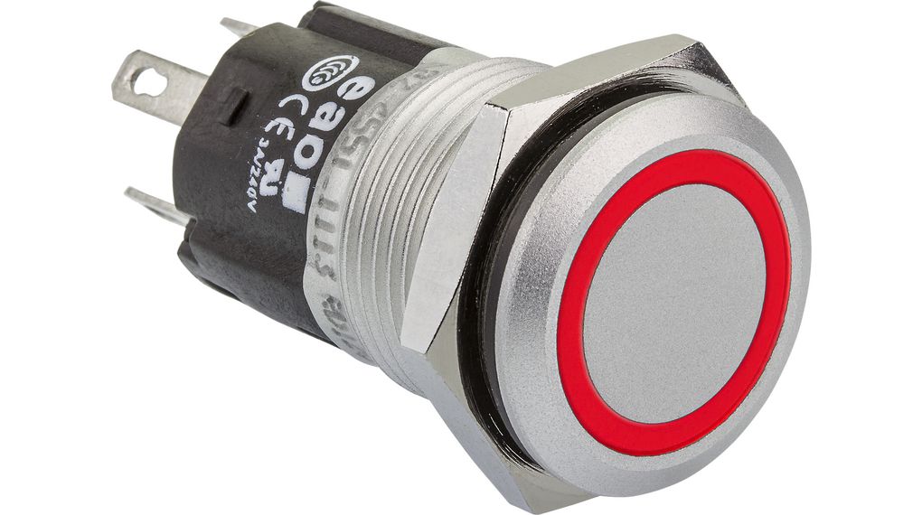 Leuchtdrucktaster Tastend 3 A 240 V 1 Wechsler IP65 / IP67