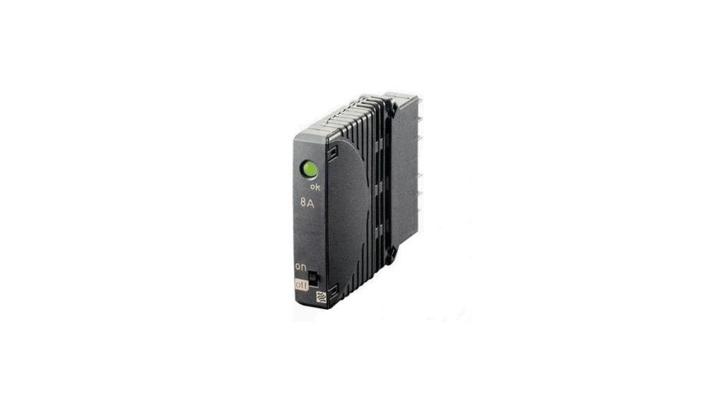 E-T-A ESX10-TB-101-DC24V-4A – Elektronischer Sicherungsautomat, 1-polig, 4A, DC 24V, Für DIN-Schiene