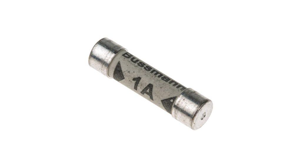 1A F Ceramic Cartridge Fuse, 6.3 x 25mm