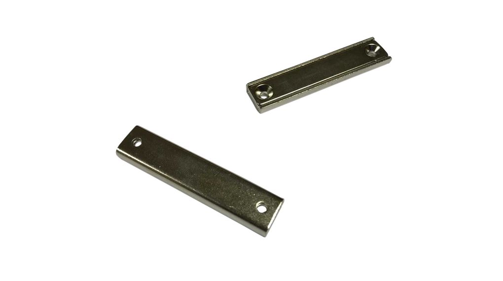 Magnet, 2x M3, Rechthoekig, Neodymium, 60 x 5mm, 3 ST
